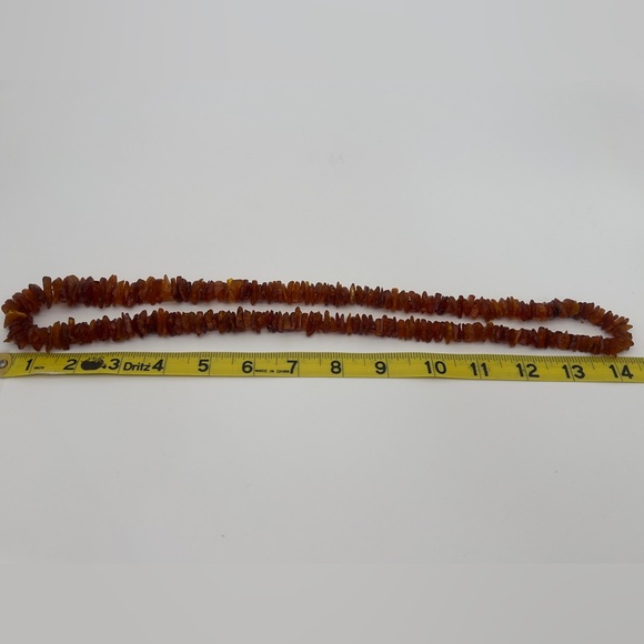 Raw Amber Necklace - Picture 3 of 4